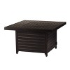 42" Square Aluminum 55000 BTUs Propane Paneled Fire Table with 2 Covers - Oakland Living
 - 2 of 4