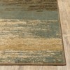 Lola Distressed Abstract Rug Blue/Brown - 3 of 4