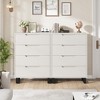 Garvee 4 Dresser for Bedroom, 41.7" Tall Dresser, Freestanding Vertical Drawer Cabinet with Storage, Wooden Closet Storage Chest for Bedroom - 2 of 4