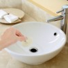Unique Bargains Kitchen Bathroom Laundry Rubber Hanging Ring Sink Bathtub Drain Stoppers White - 4 of 4