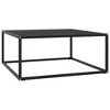 vidaXL Coffee Table Black and transparent - 2 of 4