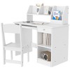 NicBex Home Office Desk 35.5" L Modern Writing Desk and Chair Set with Open Storage Shelves and Chair for Office, Study, Living Room - 4 of 4