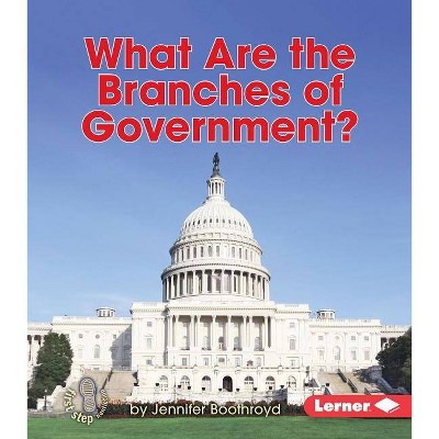 What Are the Branches of Government? - (First Step Nonfiction -- Exploring Government) by  Jennifer Boothroyd (Paperback)