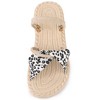 Allegra K Women's Open Toe Two Way Wear Twist Strap Slip-on Slingback Flat Sandals - 2 of 4