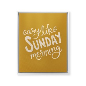 Rachel Szo Easy Like Sunday Morning Framed Art Canvas - Society6 - 1 of 4