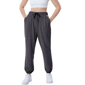 Coolmee Womens Sweatpants Baggy Joggers Workout Loose Lounge Lightweight Comfy High Waisted Athletic Pants with Pockets - 1 of 4
