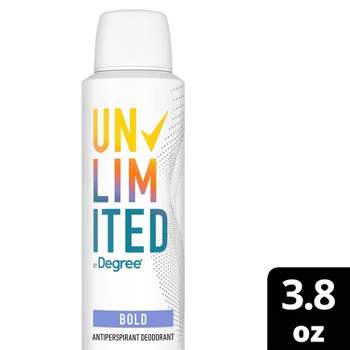 Degree Unlimited 96-Hour Antiperspirant & Deodorant Dry Spray - Bold - Fruity Scent - 3.8oz