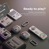 HTUTWOO Compatible With AirPods 4 Case Cover (2024), Classic Retro Handheld Game Console Design Case, Carabiner Included - 3 of 4