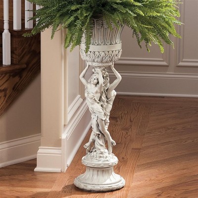 Design Toscano Les Filles Joyeuses Neoclassical Pedestal Urn