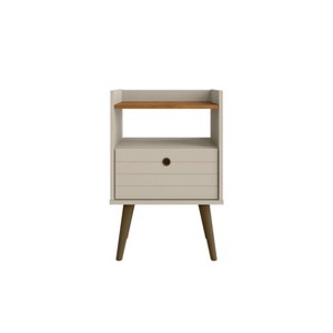 Bogart Mid Century Modern 1 Drawer Nightstand - Manhattan Comfort - 1 of 4