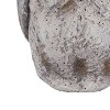17" x 9" Magnesium Oxide Country Owl Garden Sculpture Gray - Olivia & May - 4 of 4