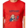 Men's 4th of July Let's Get Lit- Erature America Patriotic Funny T-Shirt - 4 of 4