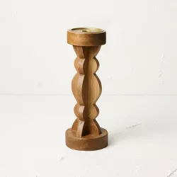 Large Wood Candle Holder - Opalhouse™ designed with Jungalow™