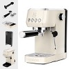 CASABREWS 3700Essential Stainless Steel Compact Espresso Machine: 20-Bar, Milk Frother, Volume Control - 2 of 4