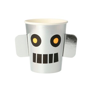 Meri Meri Robot Cups (Pack of 8) - 1 of 4