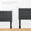 Modway Paisley Tufted Full/Queen Headboard – Performance Velvet Upholstery with Adjustable Mounting, Elegant Padded Accent Panel - 4 of 4