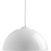 Progress Lighting Dome Collection 1-Light LED Pendant, Satin Aluminum Finish, Painted Silver Interior, Steel Material - 4 of 4