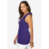 Jessica London Women's Plus Size Scoop-Neck Sweater Tank - 4 of 4
