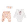 Chick Pea Thanksgiving Baby Girl Clothes Stunning Newborn Girl Holiday Outfit - 2 of 3