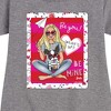 Girls' - Barbie - Hello Lovely Barbie Graphic Short Sleeve Fleece Dress - 2 of 4
