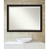 Trio Oil Rubbed Framed Bathroom Vanity Wall Mirror Bronze - Amanti Art - 4 of 4