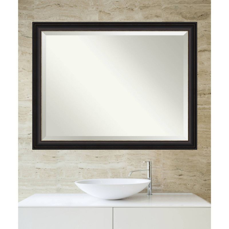 Trio Oil Rubbed Framed Bathroom Vanity Wall Mirror Bronze - Amanti Art, 5 of 11