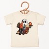 Patchwork Ghost Printed - Youth Short Sleeve Graphic T-Shirt and Toddler Short Sleeve Graphic T-Shirt - 2 of 4