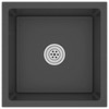 vidaXL Handmade Kitchen Sink Black Stainless Steel - 2 of 4