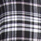 black plaid
