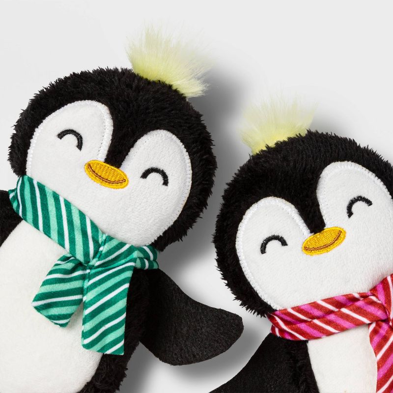 Penguin Plush Dog Toy Set - 2pk - Wondershop&#8482;, 4 of 5