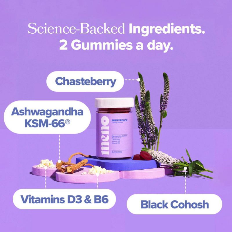 O Positiv MENO Menopause Gummy Vitamin - 60 ct, 5 of 7