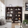 5 Tier Bookcase, Farmhouse Book Shelf with Storage Open Display Bookshelves, 71" Tall Book Case Wooden 5 Shelf Bookcase - image 3 of 4