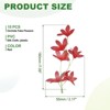 Unique Bargains Artificial Stems Home Wedding Decoration Headdress Wreath Orchid Fake Flower 15 Pcs - 2 of 4