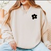 Simply Sage Market Trick Or Treat Flowers Front And Back Sweatshirt - 2 of 4