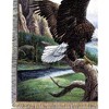 Manual Woodworks and Weavers Inspirational Throw Blanket with Verse – Freedom by Linda Pickens, 50x60 Cotton - 2 of 3