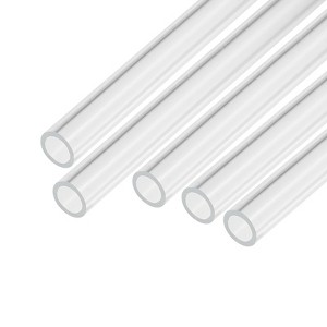 Unique Bargains Lamp Lantern Water Cooling System Acrylic Round Pipes Clear 9 Pcs 6" - 1 of 4