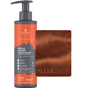Schwarzkopf Professional Chroma ID Color Mask (10.1 oz / 300 mL) - 7-77 Bright Copper - Semi Permanent Hair Mask Dye - 1 of 3