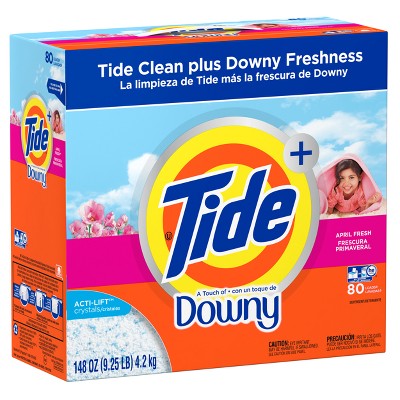 powder laundry detergent in he washer