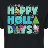 Women's - Trolls - Happy Holla Days Branch and Poppy Cropped Graphic T-Shirt - 2 of 4