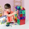 Magnetic Tiles Building Blocks 113pc Set - Includes Bonus 13 Piece Alphabet Cards - STEM 3D Magnet Tiles - Strongest Magnets - Play22usa - 2 of 4
