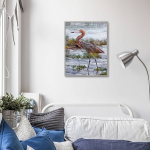 Masterpiece Art Gallery 22"x28" Reddish Egret Wall Art - 1 of 4
