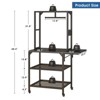 3D Printer Stand, Rolling 3D Printer Filament Storage Stand, Spools Holder Cart with Wheels, Printer Workbench for Home Office Workshop - 2 of 4
