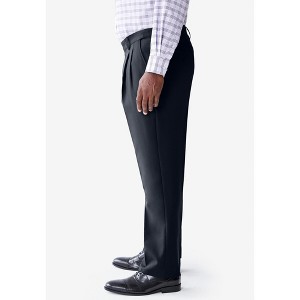 KingSize Tall Easy Movement Pleat-Front Expandable Dress Pants - 1 of 4