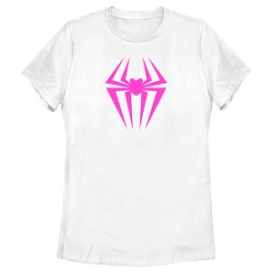 Women's Spider-Man: Across the Spider-Verse Spider-Gwen Logo T-Shirt - 1 of 4