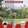 10 x 10 FT Pop Up Canopy Tent, Commercial Portable Canopy with Wheeled Carry Bag, Waterproof Party Tent for Patio, Garden - 4 of 4
