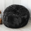 Jaxx 5 Foot Saxx Bean Bag Chair for Adults - Luxe Faux Fur - 2 of 4