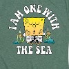 Women's - SpongeBob SquarePants - I'am One with The Sea Short Sleeve Graphic T-Shirt - 2 of 4