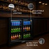 VITLIFE Back Bar Cooler with 2 Sliding Glass Doors, Counter-Height Beverage Refrigerator, 7.5 Cu.Ft., Commercial Fridge w/ LED Lighting & Soft Close - 4 of 4
