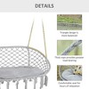 PAGED 2-Person Hammock Chair with Soft Cushion and Metal Frame,Hammock Swing Chair for Patio Backyard,Garden - 4 of 4