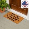 28" x 16" Nature Coir Mat, How can I miss you - 4 of 4